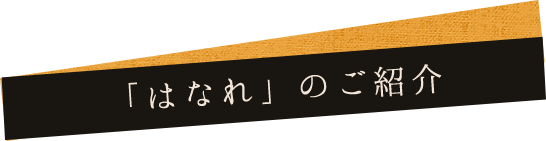 「はなれ」のご紹介